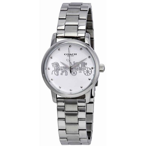 NWT Coach Fashion Ladies Quartz Steel Authentic Watch - Picture 1 of 3